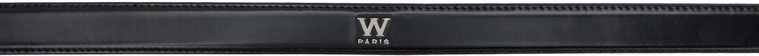 Opasok WOOYOUNGMI Wooyoungmi Leather Logo Belt Čierna | W251BE01, 1