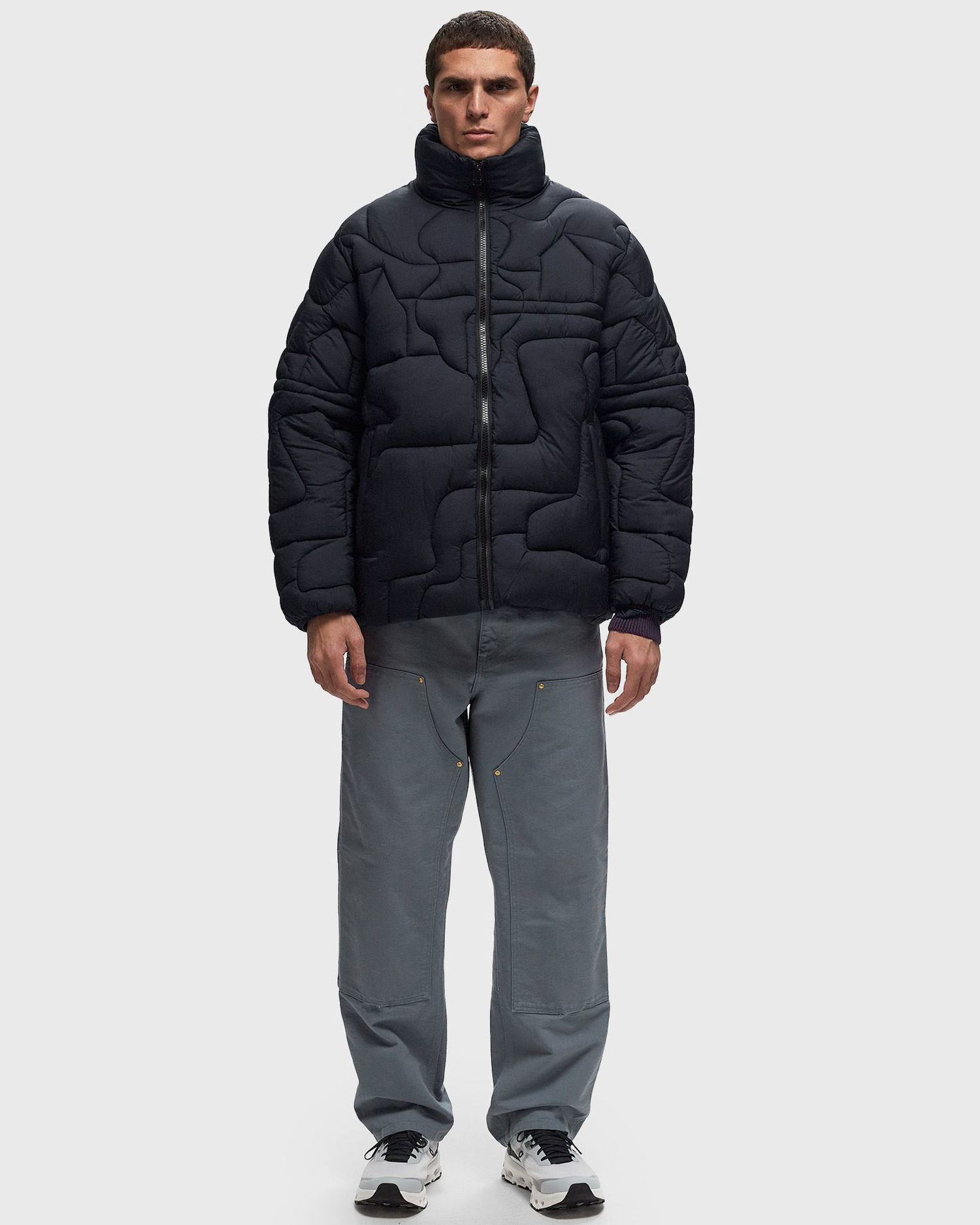 Prešívaná bunda By Parra Puffer Jacket Black Čierna | 52335, 1
