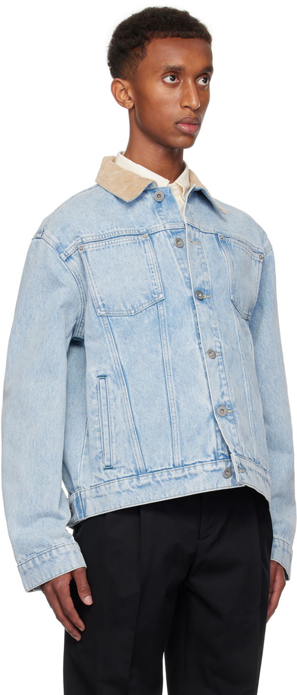 Bunda Drôle de Monsieur Drole De Monsieur 'La Veste Jean Delavee' Denim Jacket Modrá | PERM-JT182-CO123-LBE, 1