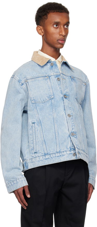 Bunda Drôle de Monsieur Drole De Monsieur 'La Veste Jean Delavee' Denim Jacket Modrá | PERM-JT182-CO123-LBE, 1