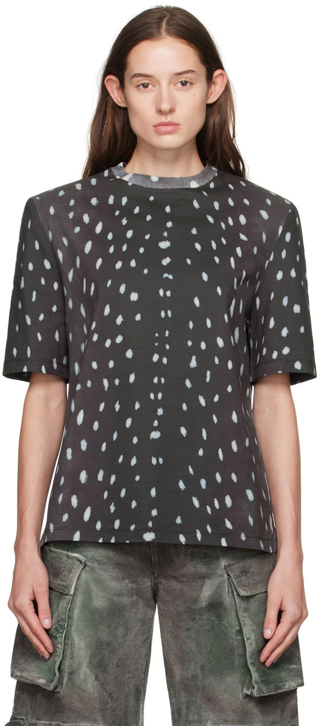 Tričko The Attico The Attico Bella Spotted T-Shirt Šedá | 241WCT04 J040P, 0