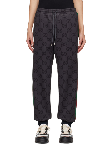 Tepláky Gucci Jumbo GG Sweatpants Šedá | 715192 XJF52