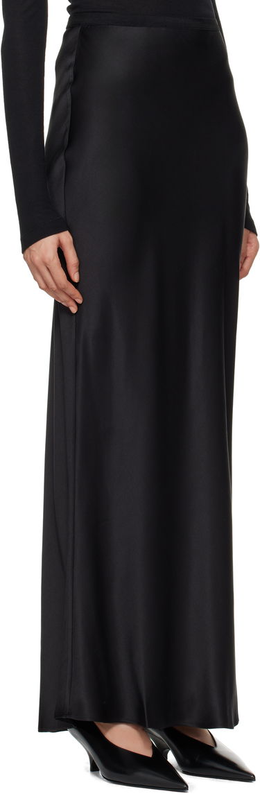 Sukňa Anine Bing Black Silk Maxi Skirt Čierna | A-04-2320-000, 1