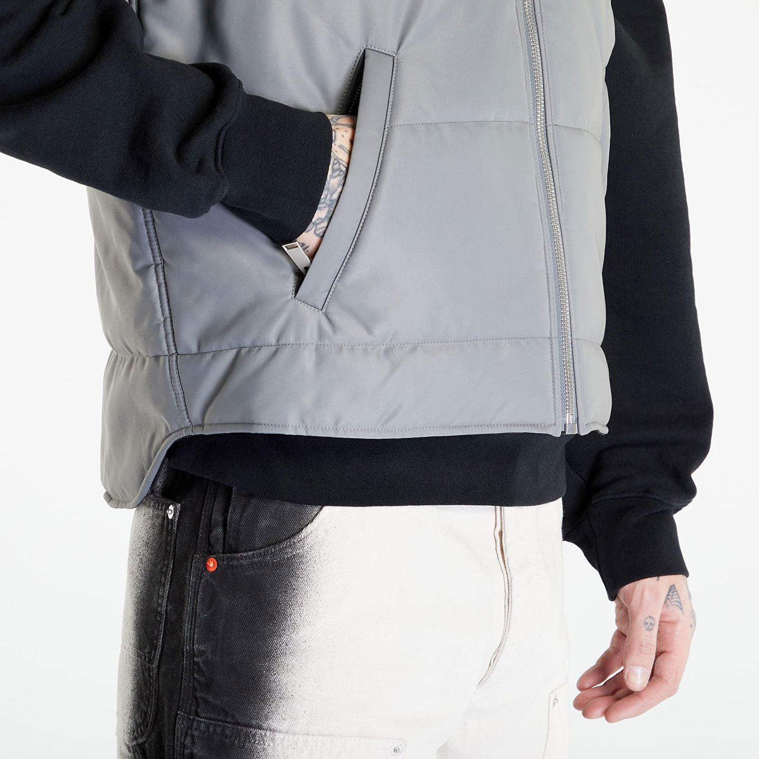Vesta HERON PRESTON Vest Ex-Ray Nylon Zip Šedá | HMEX001S23FAB0010900, 1