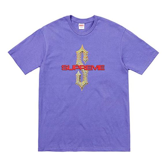 Tričko Supreme Supreme SS18 Diamonds T-Shirt Fialová | SS18-0186