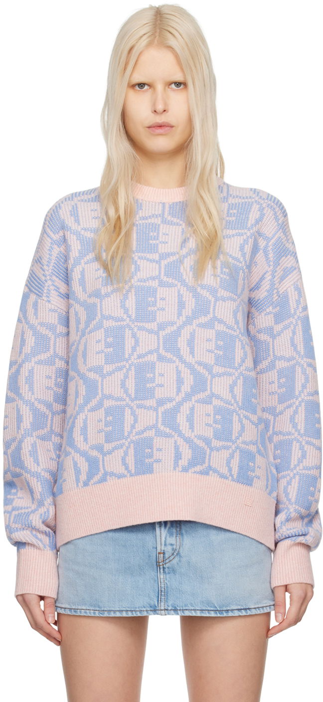 Sveter Acne Studios Crewneck Sweater Ružová | C60081-, 0