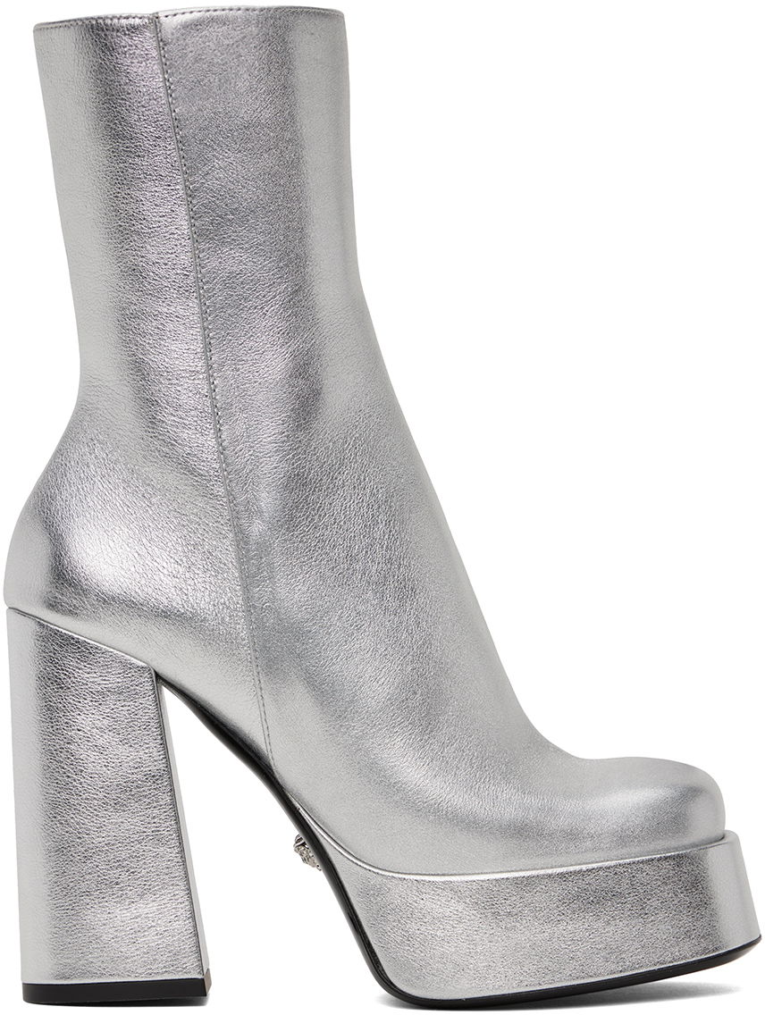 Tenisky a topánky Versace Aevitas Boots "Silver" Šedá | 1010174_1A08164, 0