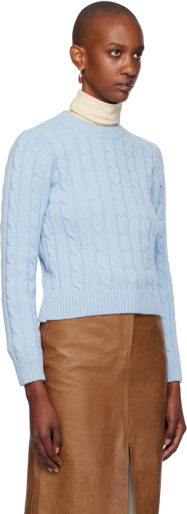 Sveter &Daughter Cable Crewneck Sweater Červená | F2304, 4