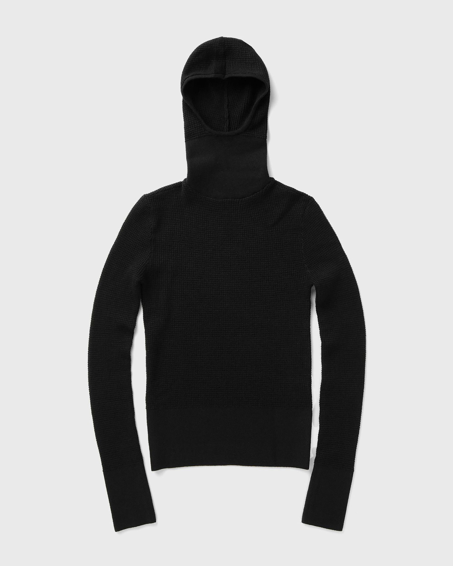 Mikina Fear of God Waffle Knit Long Sleeve Hoodie Čierna | 192SP257230FW-861, 1
