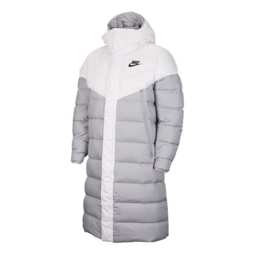 Prešívaná bunda Nike Down Fill Stay Warm Hooded Parka Šedá | CU0281-100, 0