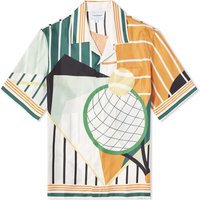 Košeľa Casablanca Court Abstrait Silk Shirt Oranžová | U-MPS24-SH-003-03, 1