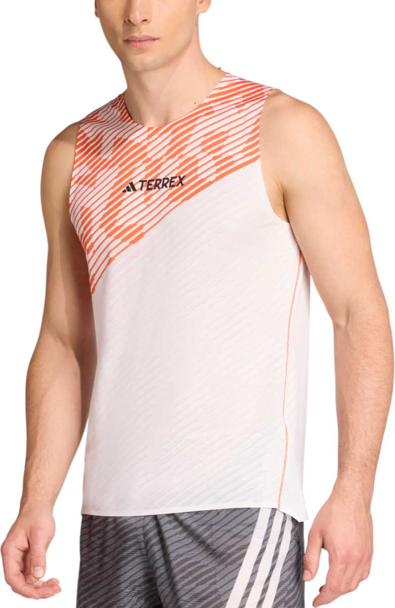 Tielko adidas Performance Terrex Techrock Pro Tank Top Biela | jx2831