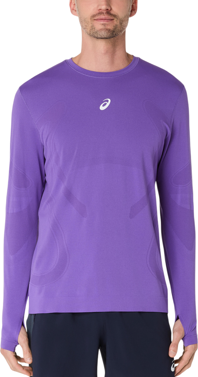Tričko Asics ASICS Road Seamless Long Sleeve Top Fialová | 2011d356-500