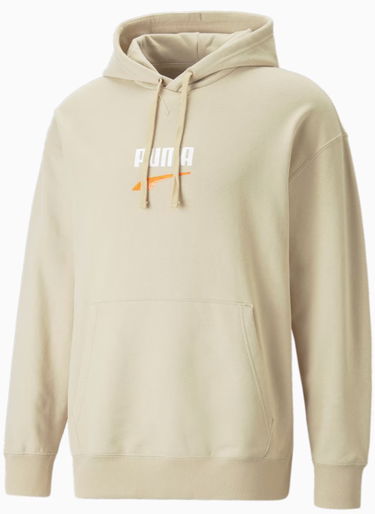 Mikina Puma Downtown Logo Hoodie Béžová | 538245-088, 0