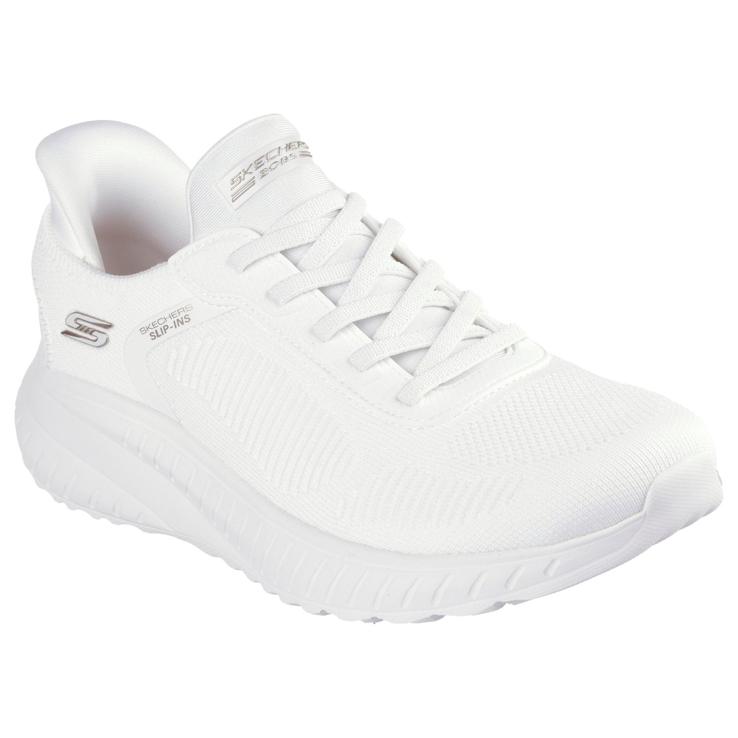 Tenisky a topánky Skechers Bobs Squad Chaos Slip-Ins Biela | 117497-OFWT, 0