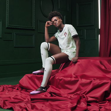 Dres Puma Portugal Women's 2025 Away T-Shirt Zelené | 779211_05, 5