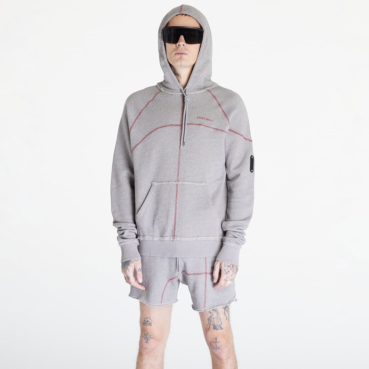 Mikina A-COLD-WALL* Intersect Hoodie Šedá | ACWMW179 Cement, 0