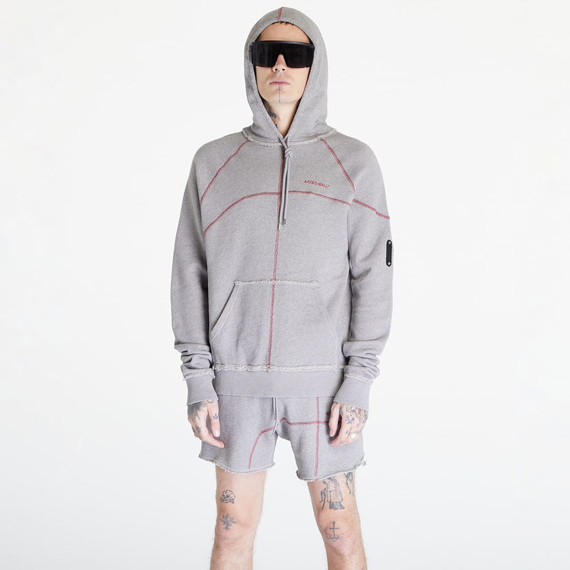 Mikina A-COLD-WALL* Intersect Hoodie Šedá | ACWMW179 Cement