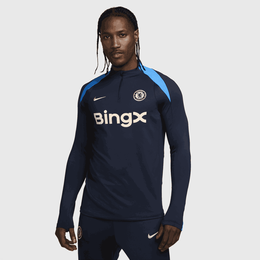 Tričko Nike Dri-FIT Chelsea FC Strike Navy | FN9831-454