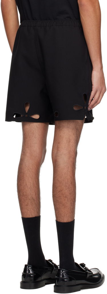 Boxerky Coperni Coperni Petal Embroidered Cut-Out Shorts Čierna | COPP116F3004MEN, 2