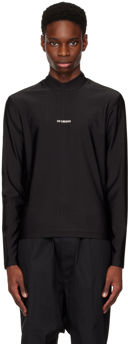 Tričko Han Kjøbenhavn Raglan Turtleneck Čierna | M-132623, 0
