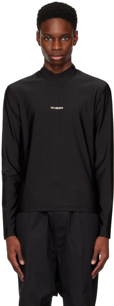 Tričko Han Kjøbenhavn Raglan Turtleneck Čierna | M-132623, 0
