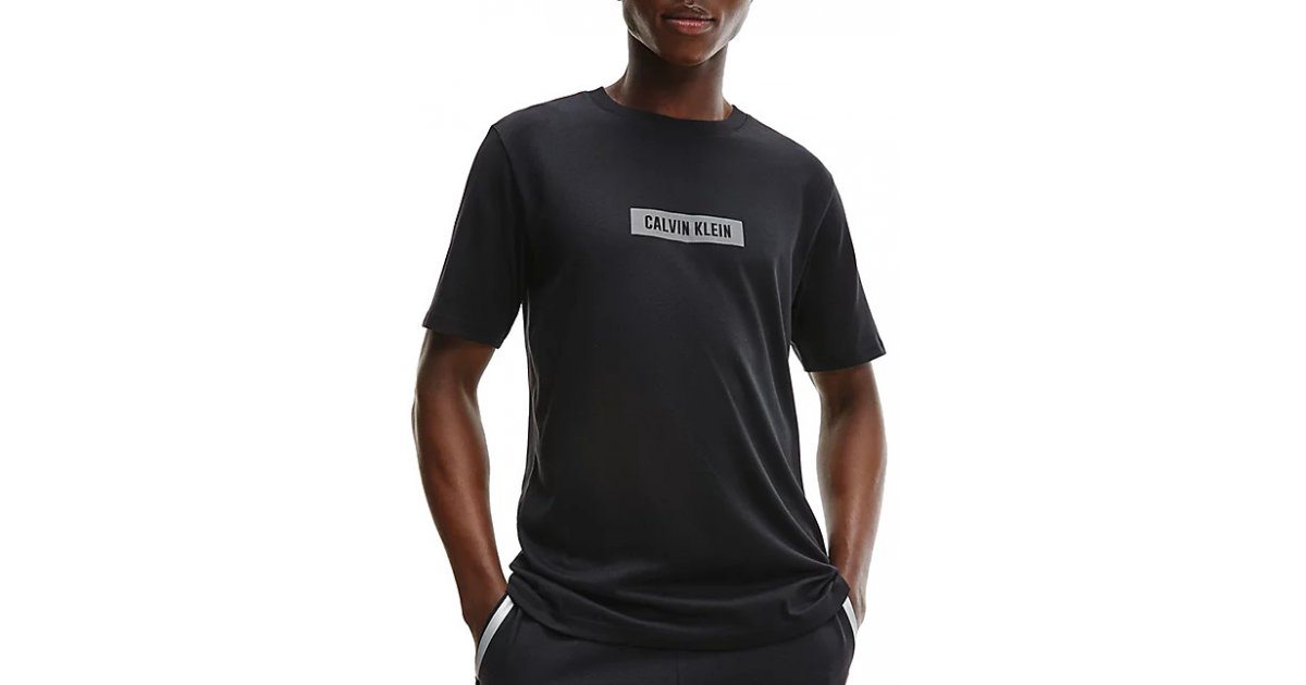 Tričko CALVIN KLEIN Performance Logo Gym Tee Čierna | 00gms1k142-001, 1