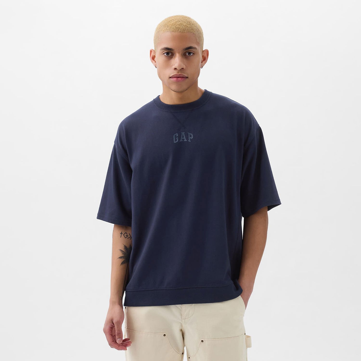 Tričko GAP Micro Logo Tee Navy Uniform Navy | 857899-01, 0