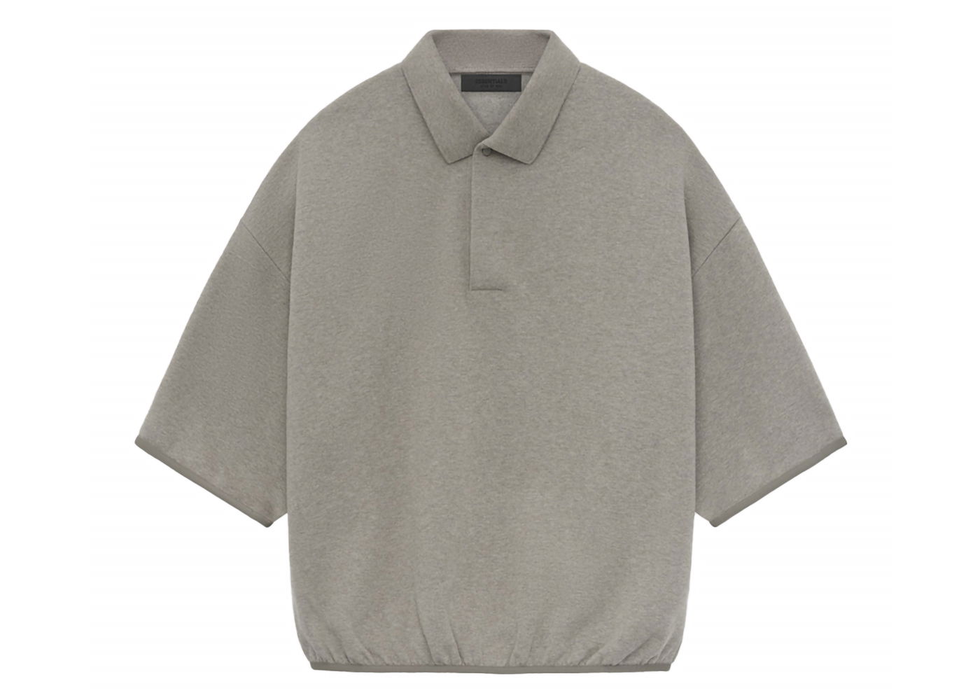 Polo tričko Fear of God Core Collection 3/4 Sleeve Polo Heather Grey Šedá | 192SU244401F, 0