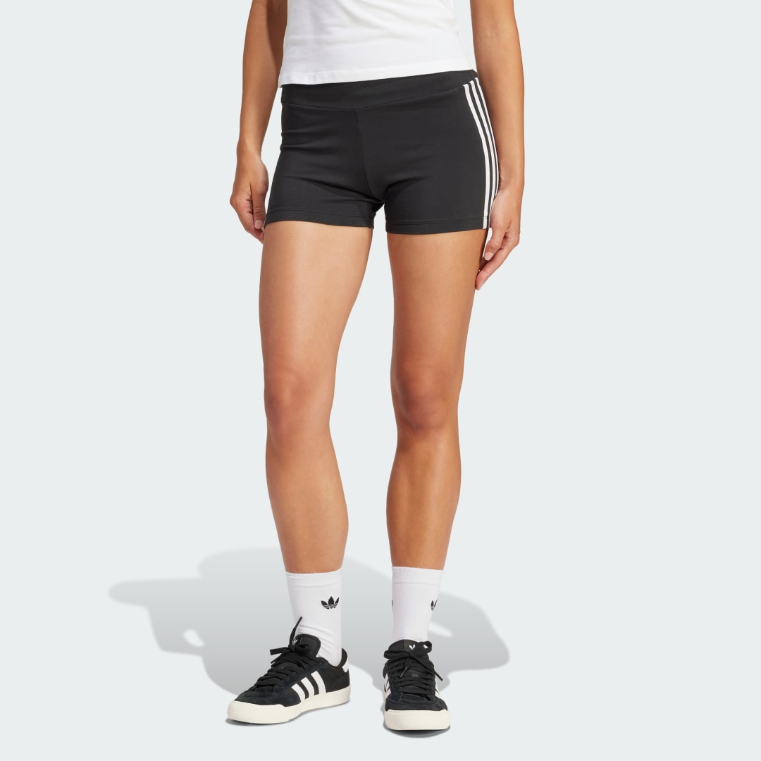 Šortky adidas Originals 3-Stripes 1/4 Cotton Shorts Čierna | IP2980, 0