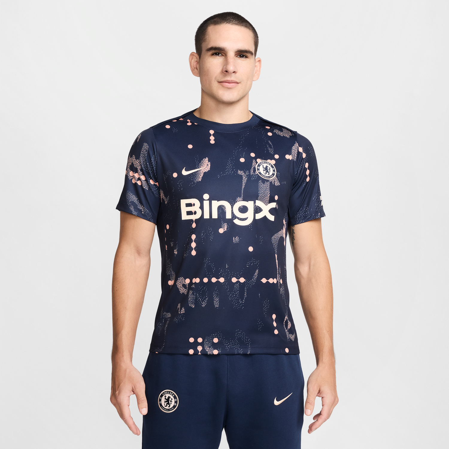 Tričko Nike Chelsea FC Academy Pro SE Dri-FIT Pre-Match Short Sleeve T-Shirt Navy | HJ2502-452, 0