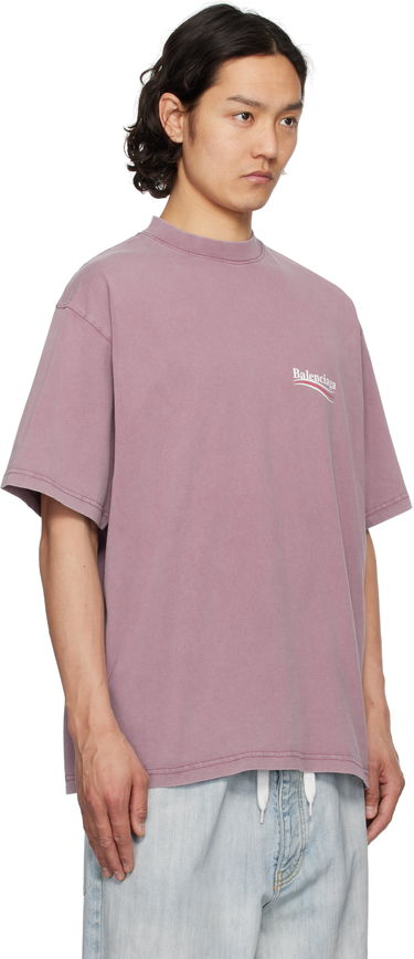 Tričko Balenciaga Balenciaga Political Campaign T-Shirt Fialová | 764235TNVG5, 1