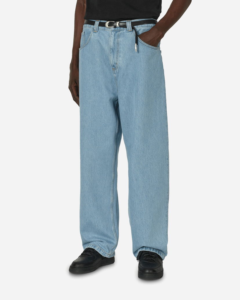 Džínsy Carhartt WIP Brandon Pants Blue Modrá | I031246W 01A3