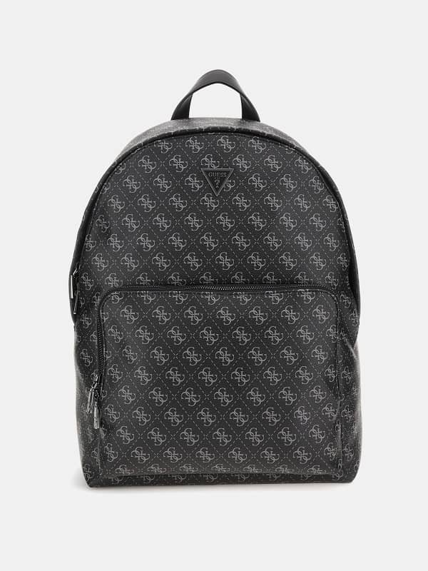 Batoh GUESS Vezzola Eco 4G Logo Backpack Čierna | HMEVZLP3406, 0