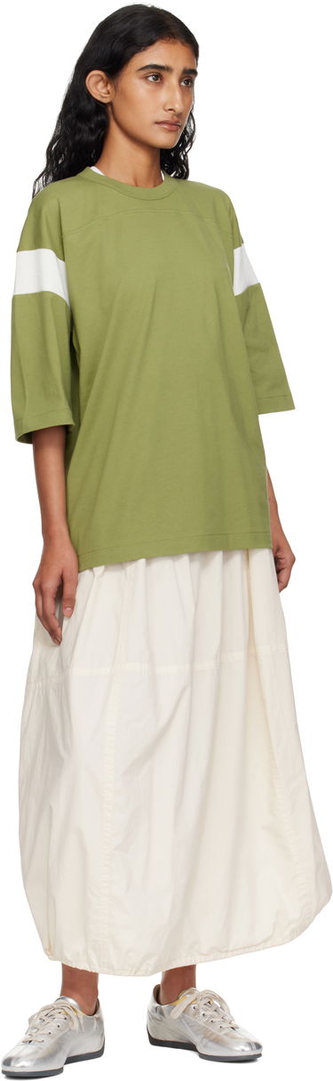 Sukňa YMC YMC Parachute Midi Skirt Biela | Q3YMB, 3