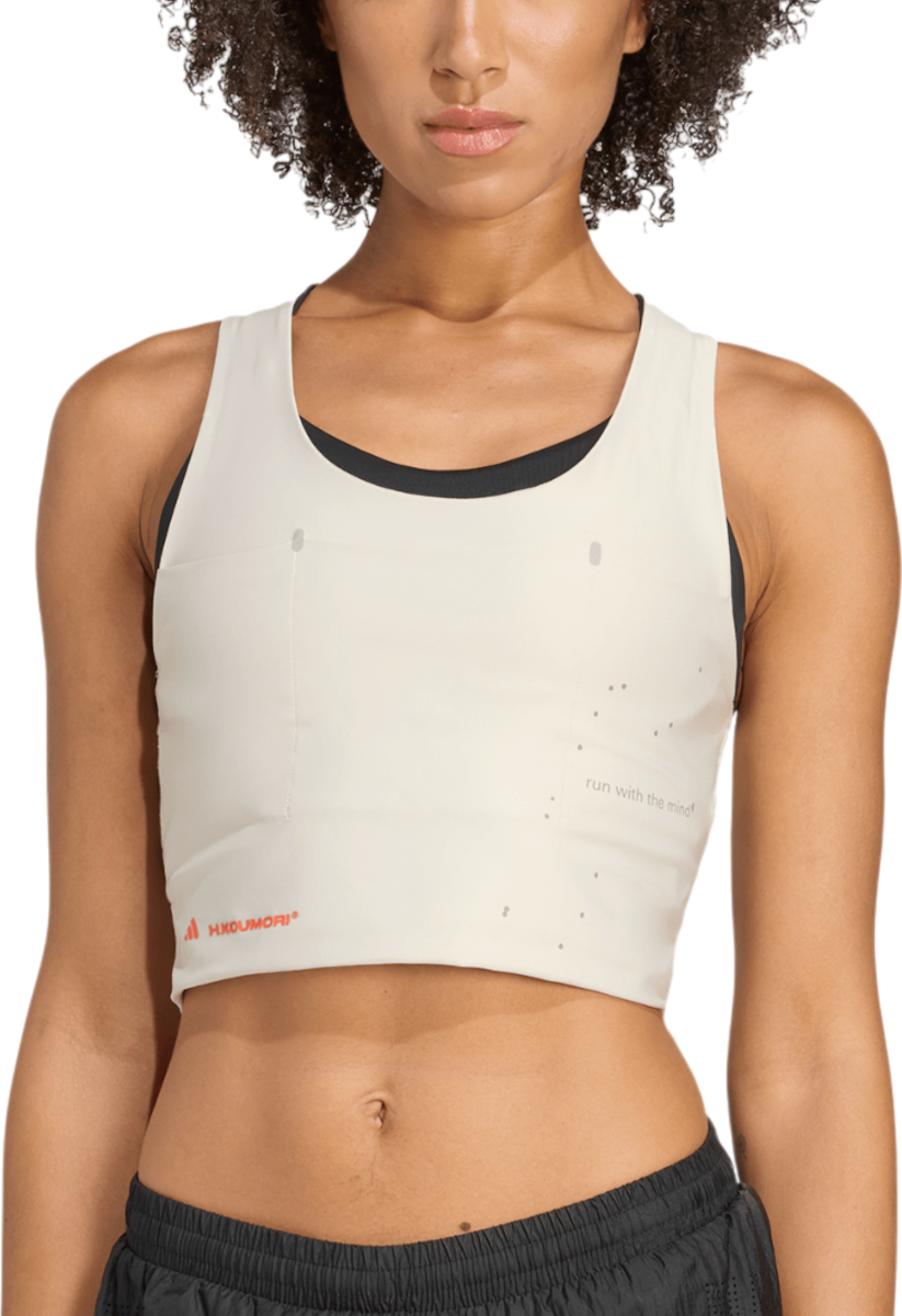 Tielko adidas Originals Hermanos Koumori Crop Tank Top Biela | jy4080