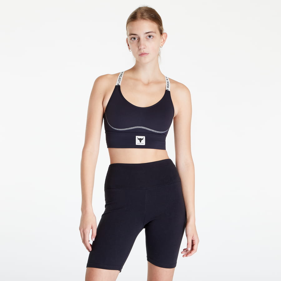 Podprsenka Under Armour Project Rock Infty Mid Bra Čierna | 1373590-001, 0