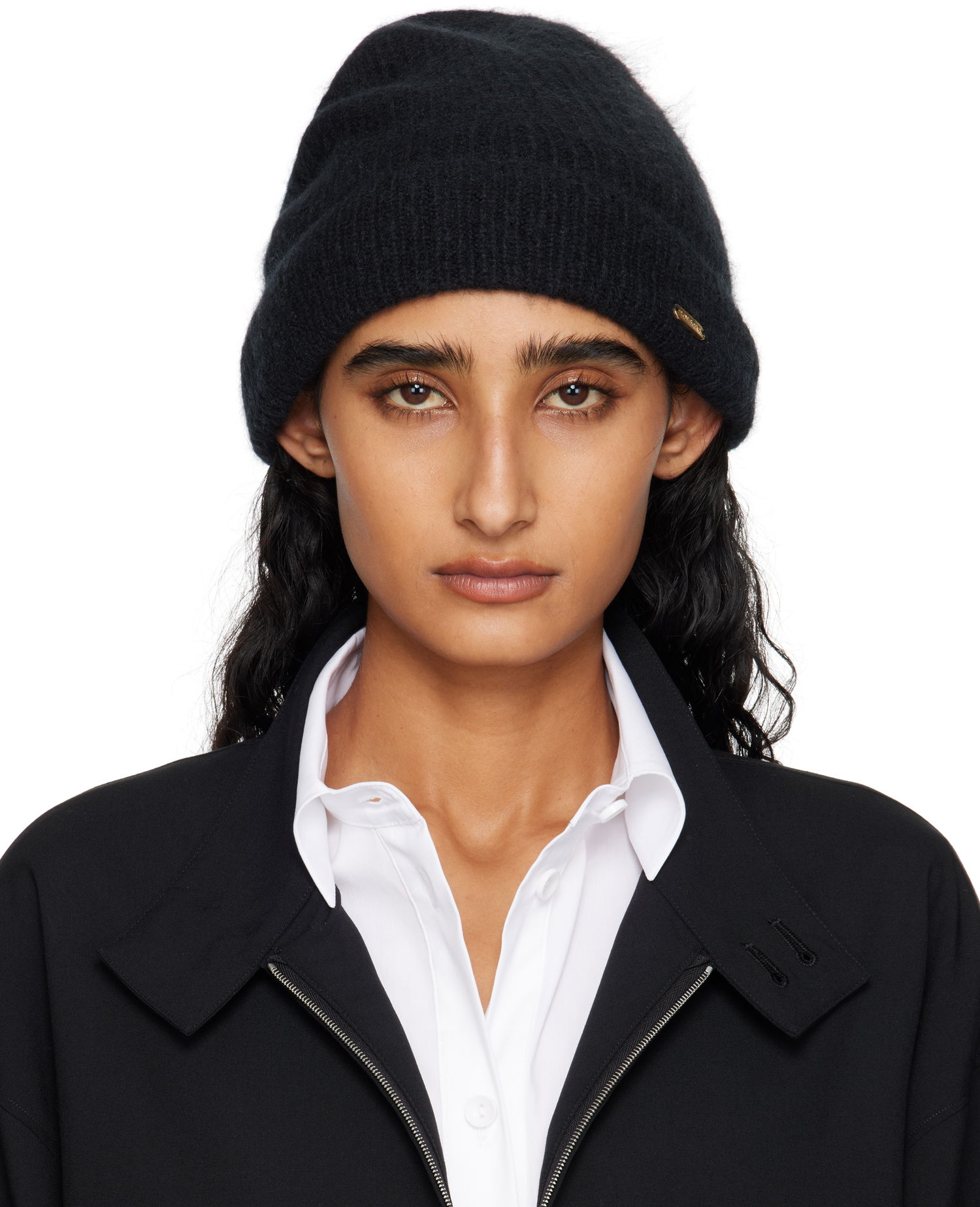 Kulicha Tom Ford TOM FORD Cashmere Beanie Čierna | HTK004-YAX935, 0