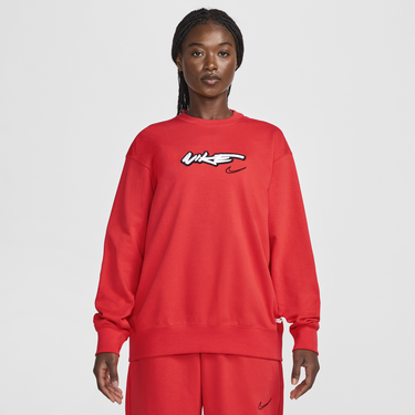 Mikina Nike Sportswear Breaking Crewneck Červená | FZ0256-696, 0
