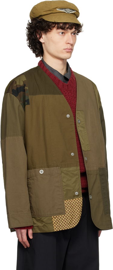 Vetrovka Comme des Garçons Homme Multi Fabric Mix Jacket Zelené | HO-J017-051, 1