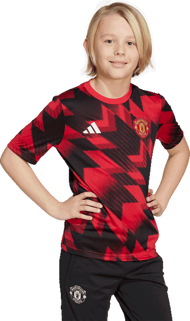 Dres adidas Originals Manchester United Pre-Match Jersey Červená | jp3235, 3