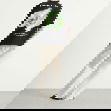 Tričko Casablanca Casablanca Glitch Orchid Beyond Destiny Spring-Summer 2022 Oversized T-Shirt Čierna | M-SP26-JTS-044-06, 4