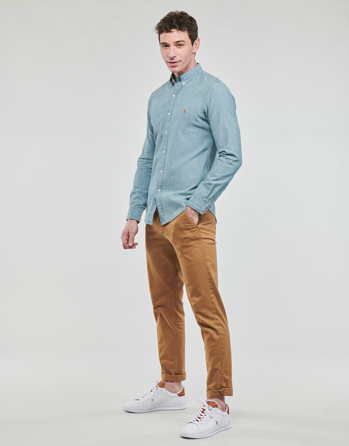 CHEMISE COUPE SLIM DENIM SHIRT