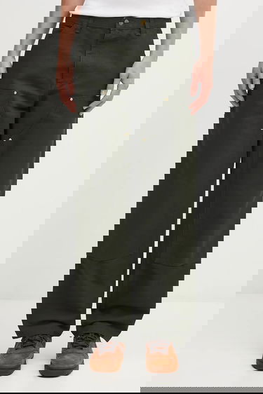 Nohavice Carhartt WIP Double Knee Pant Zelené | I031501.4902, 0