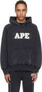 A Bathing Ape Washed Effect Relaxed Fit Hoodie