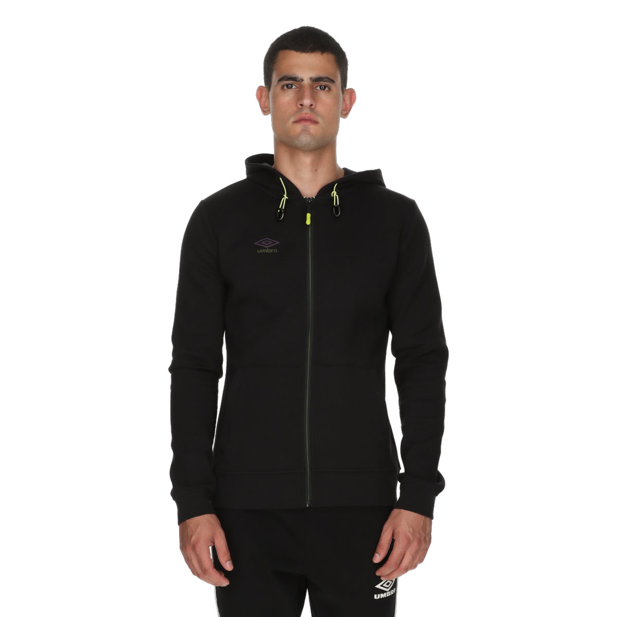 Mikina Umbro Full-Zip Hoodie The Game Čierna | UMA253M612-01, 0