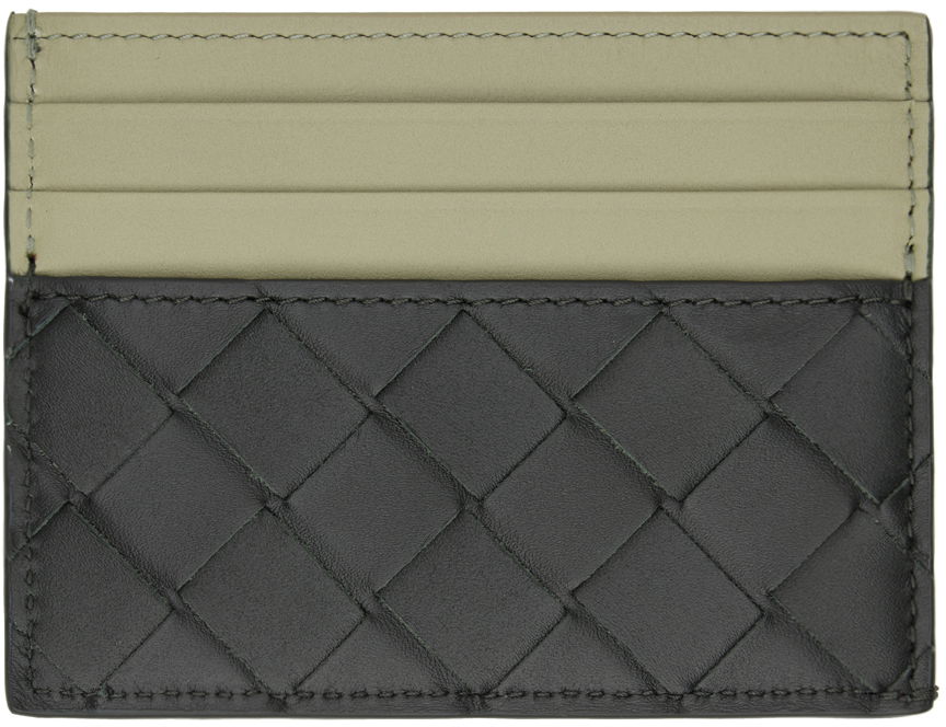 Peňaženka Bottega Veneta Intrecciato Card Holder Zelené | 749449 VCPQ5, 0