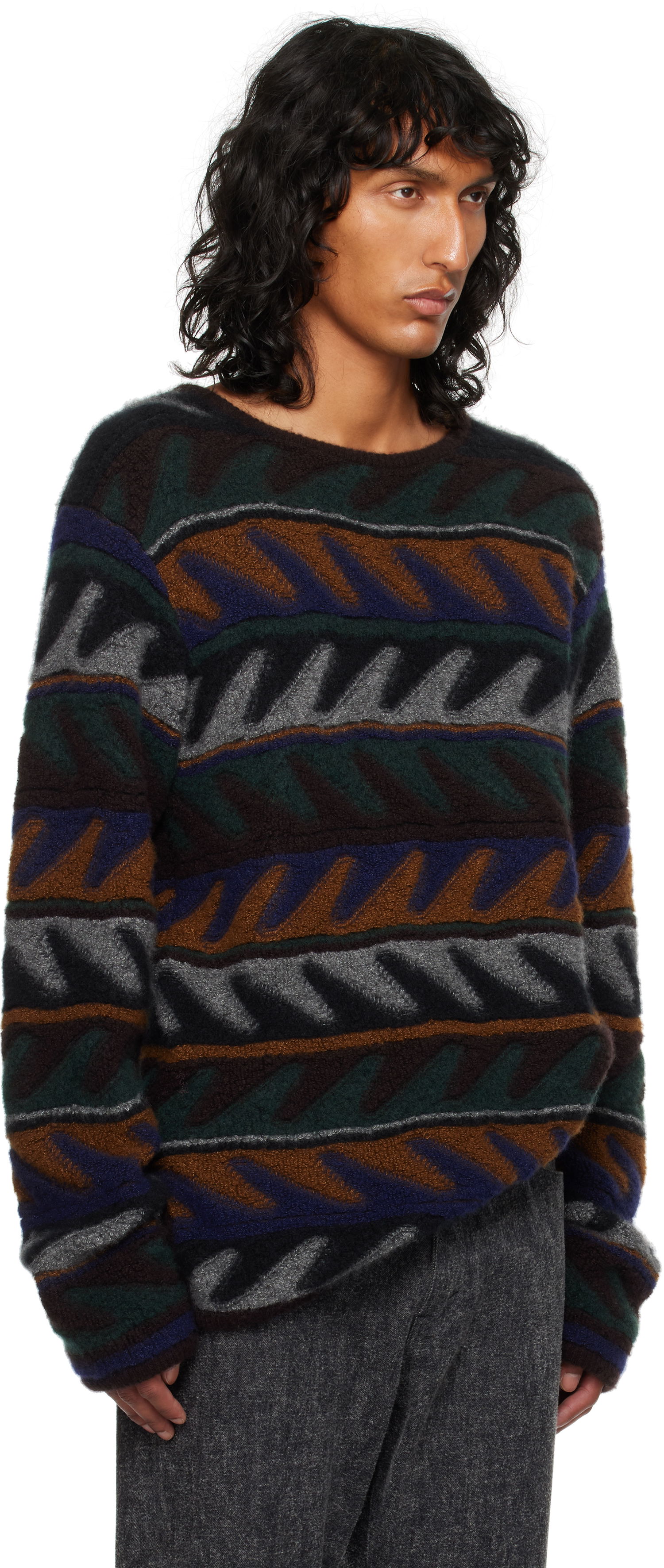 Sveter The Row Bakou Multicolor Knit Sweater Rôznofarebný | 782-Y50, 1