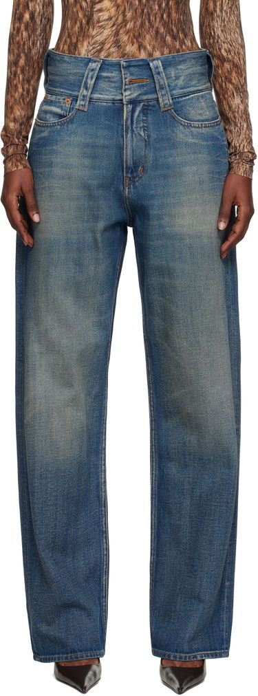 Džínsy Maison Margiela MM6 Maison Margiela 5-Pocket Slub Jeans Modrá | S52LA0259 M30017, 0
