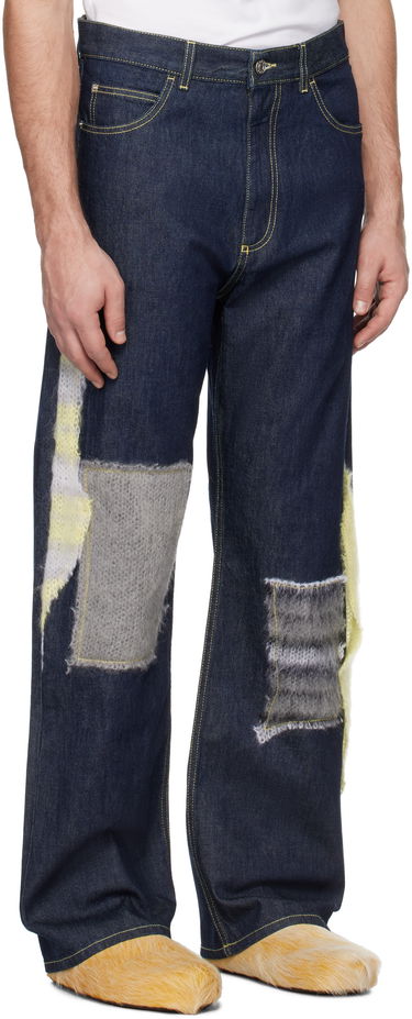 Džínsy Marni Marni Wool Patched Bull Denim Jeans Modrá | PUJU0021LX USCX27, 1